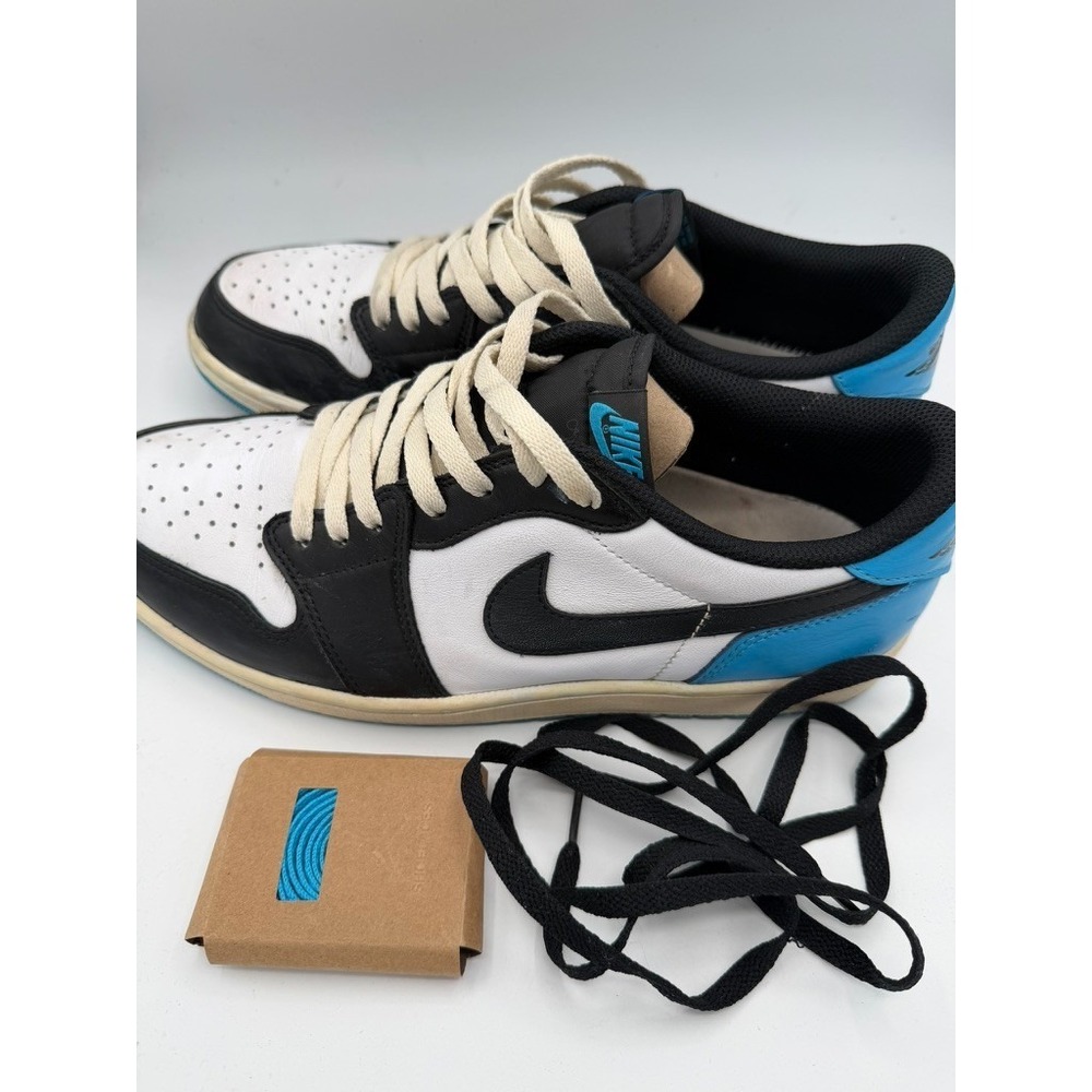 Air Jordan 1 Retro Low OG UNC Dark Powder Blue Men's Size 11 CZ0790-104